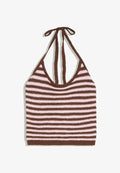Bershka STRIPED- TOP - Top - green