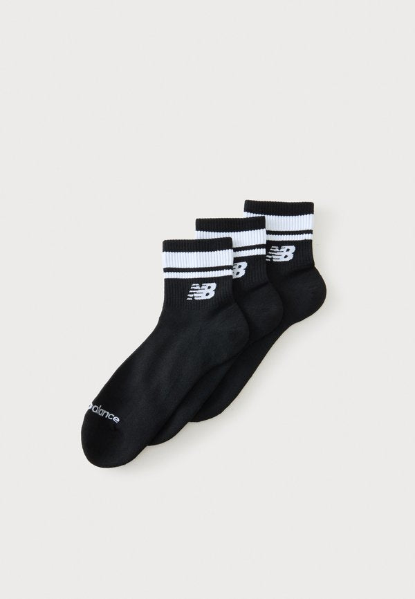 New Balance RUN UNISEX 3 PACK - Socks - black