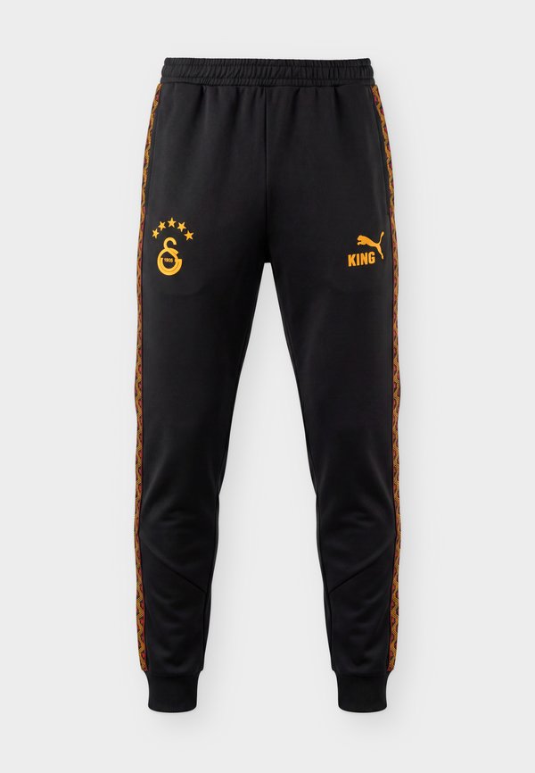 Puma GALATASARAY SK KING ANTHEM PANTS - Club wear - flat dark gray/summer sunset