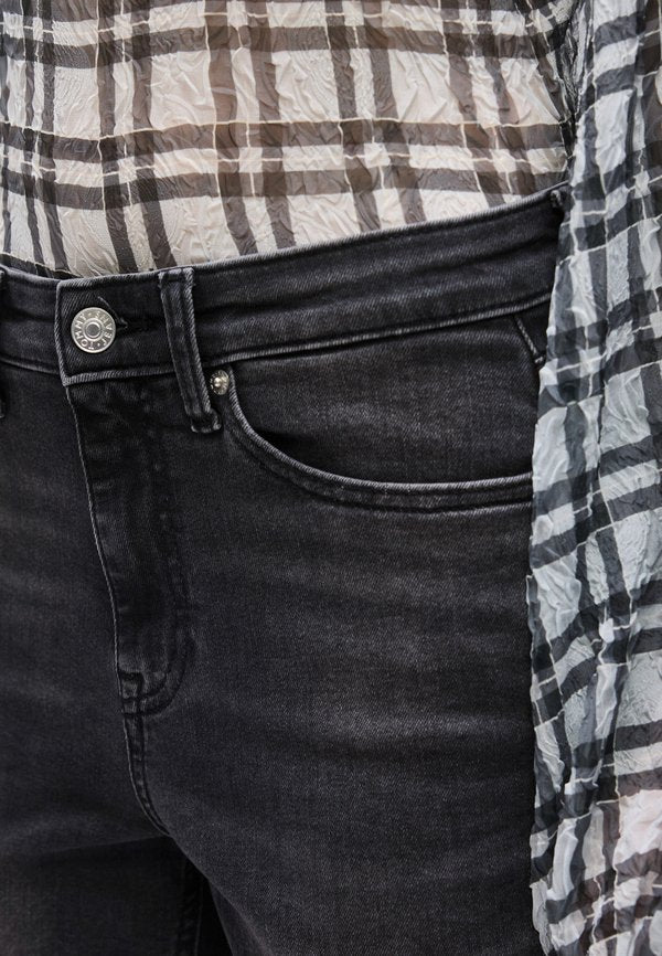 Tommy Jeans NORA MID RISE SKINNY BLACK JEANS