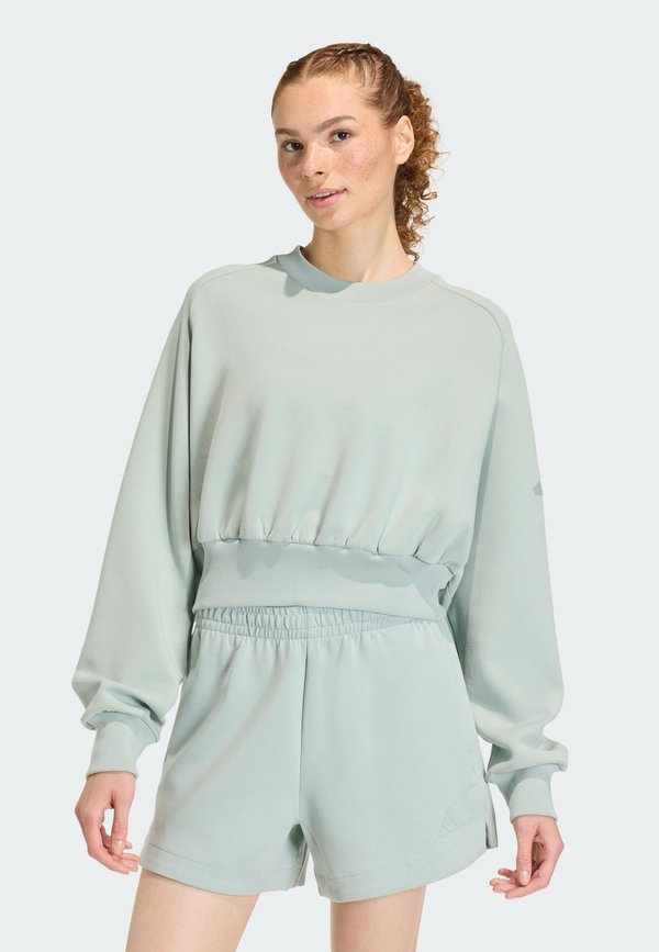 adidas Sportswear SOFT LUX LOOSE - Sweatshirt - sage