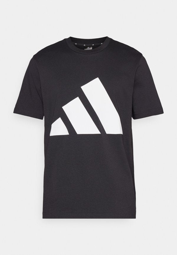 adidas Sportswear ESSENTIALS BIG LOGO SINGLE - Print T-shirt - black   white