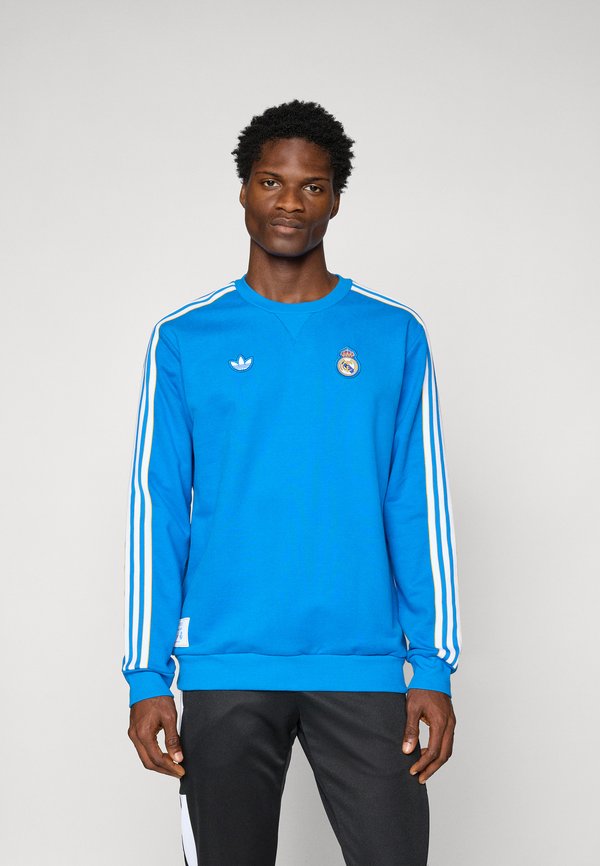 adidas Originals REAL MADRID ICON SWEAT - Club wear - bluebird/white
