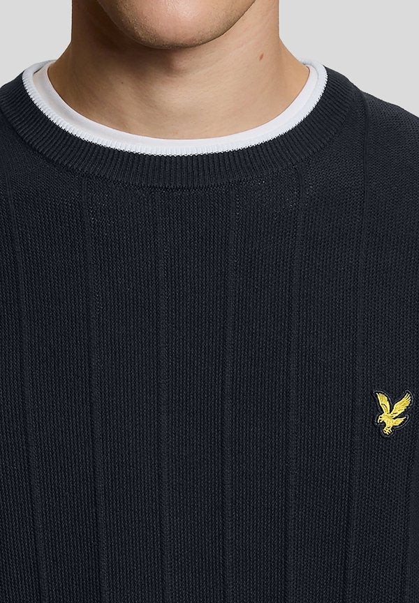 Lyle & Scott MID TIPPED CREW NECK