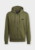 adidas Sportswear FEELCOZY FULL ZIP - Zip-up sweatshirt - olive strata/black