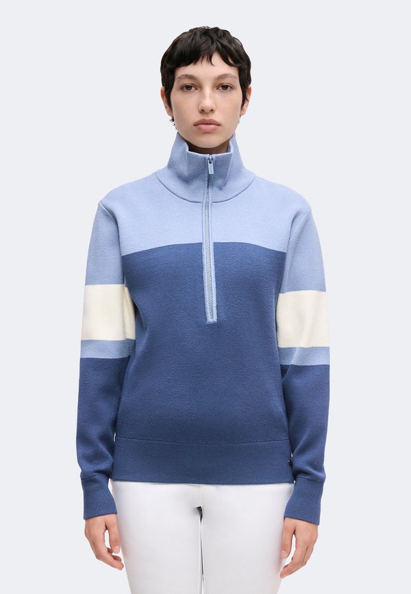 Calvin Klein Golf NEVE ZIP SWEATER - Jumper - dark denim