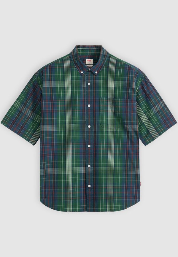 Levi's® SS ROAM LOOSE SHIRT - Shirt - theo plaid dark green