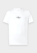 Calvin Klein Jeans MICRO MONOLOGO GRAPHIC - Print T-shirt - brilliant white