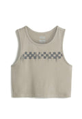 Vans CHECK WASH FITTED CROP TANK