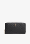 Tommy Hilfiger TH ICON LRG ZA MONO - Wallet - black