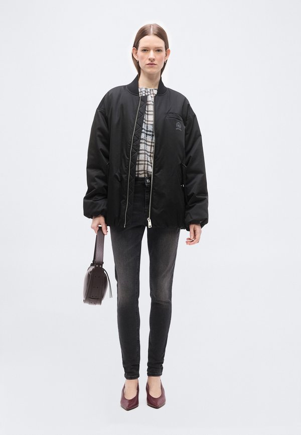 Tommy Jeans NORA MID RISE SKINNY BLACK JEANS