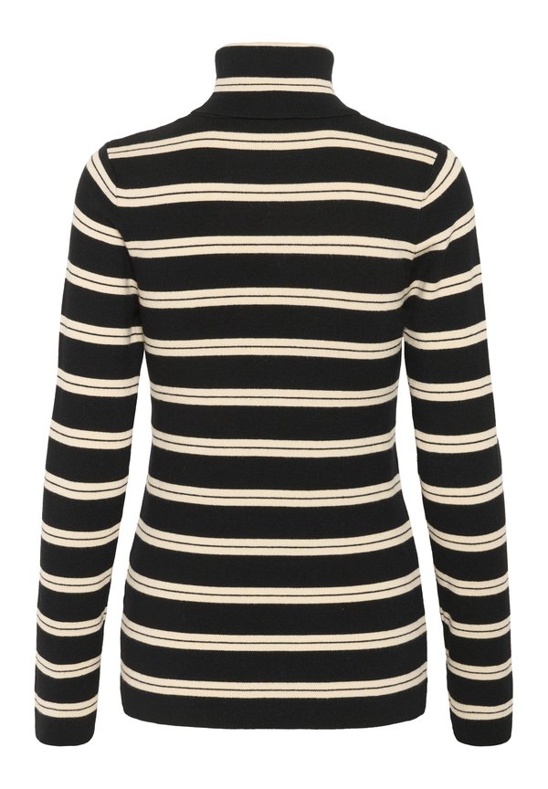 Soaked in Luxury SLSpina Striped Rollneck