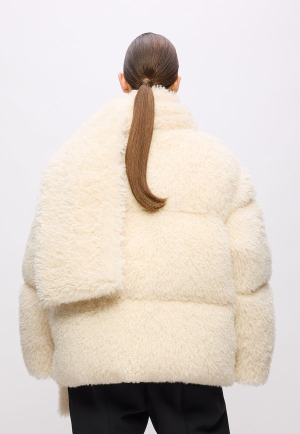 KARL LAGERFELD KARL STUDIO FAUX FUR COAT