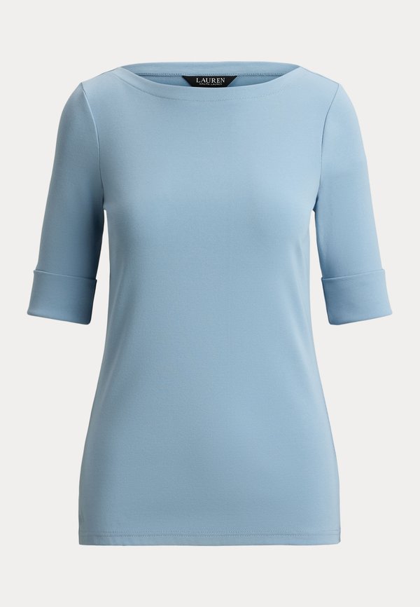 Lauren Ralph Lauren STRETCH COTTON BOATNECK TEE