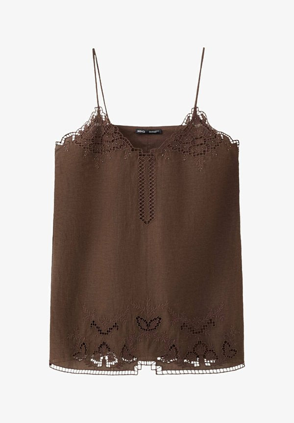 Mango ADULT - Day dress - dark brown