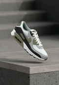 Nike Sportswear AIR MAX 90 ESS - Trainers - summit white/silver-coloured sage/light pumice/black/white