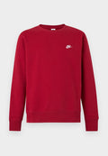 Nike Sportswear CLUB CREW - Sweatshirt - tough red/white