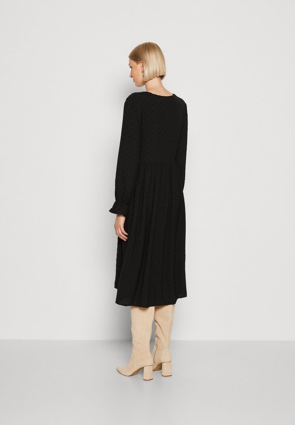Pieces PCJOURNI HEART WRAP MIDI DRESS