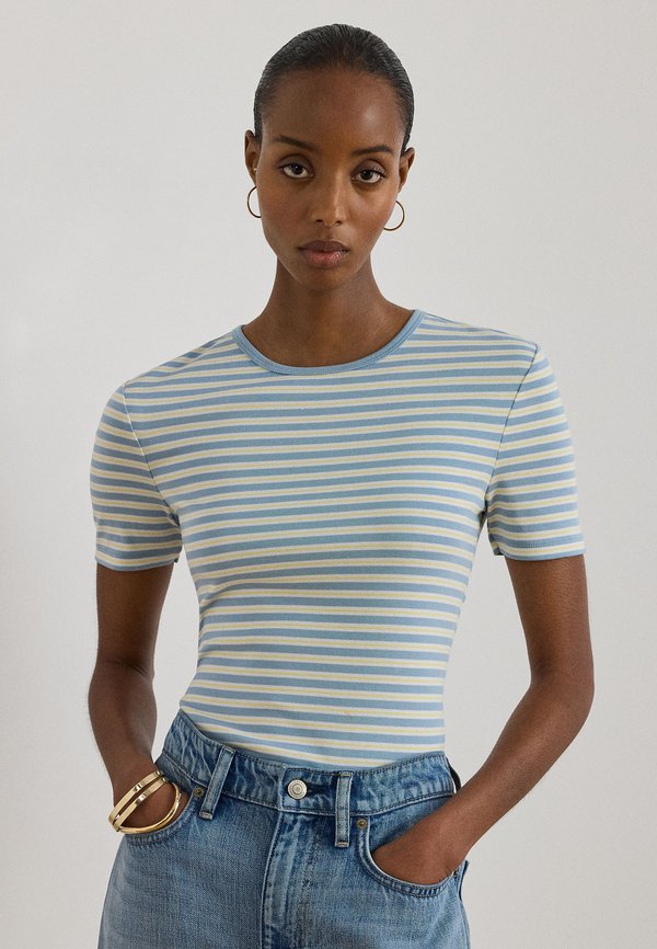 Lauren Ralph Lauren STRIPED STRETCH COTTON TEE