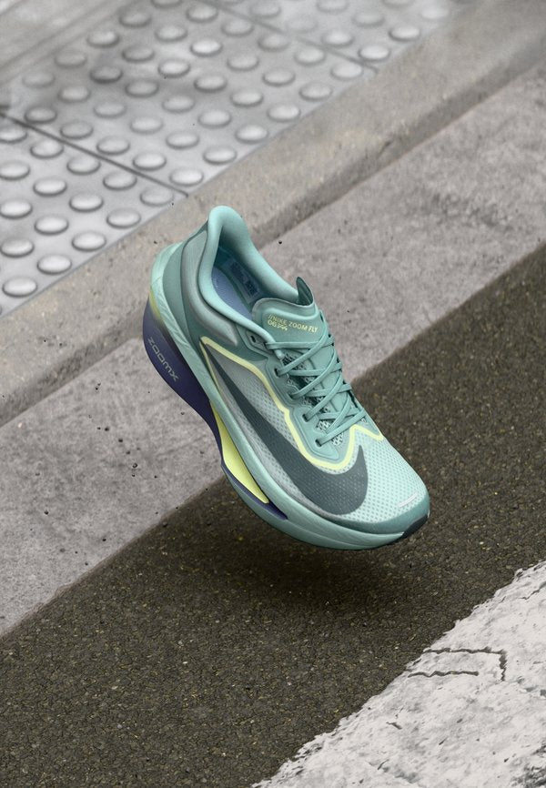 Nike Performance ZOOM FLY  - Road running shoes - cannon/seaweed/light silver/cobalt bliss/sanded purple/barely volt