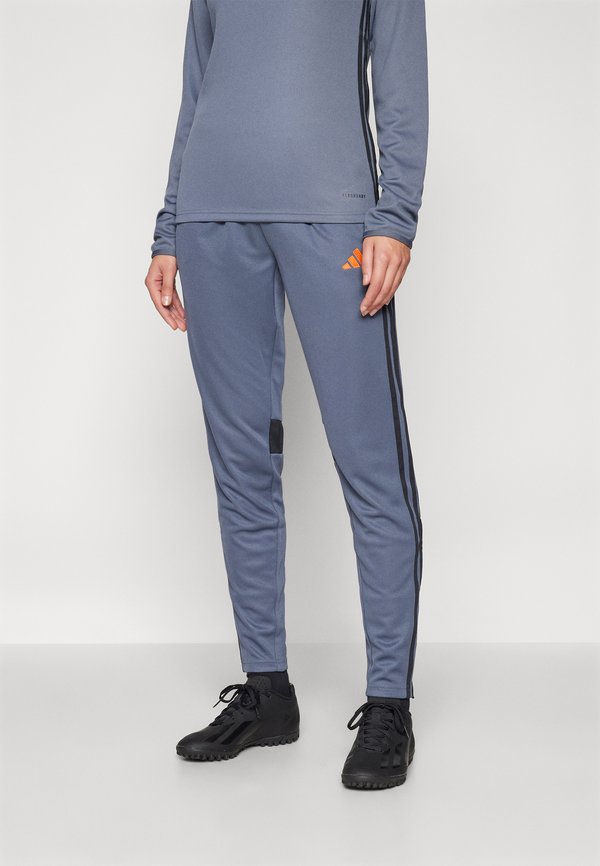 adidas Performance TIRO ESSENTIALS PANT WOMEN - Tracksuit bottoms - team onix/super orange