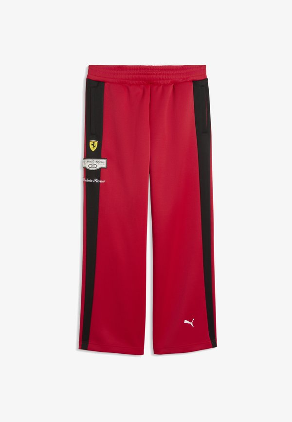 Puma FERRARI T7 TRAININGSHOSE - Tracksuit bottoms - rosso corsa