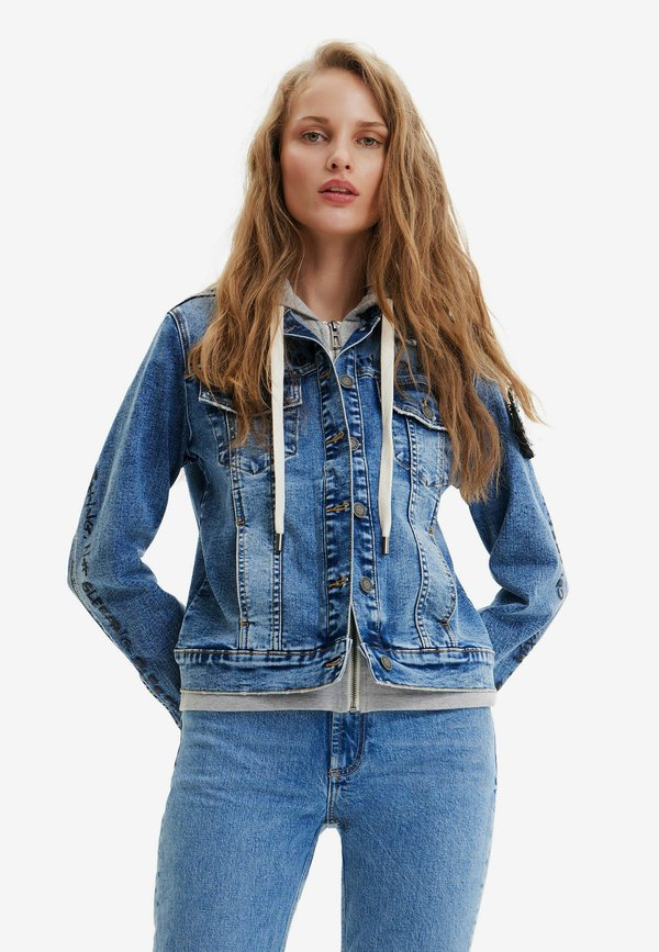 Desigual HOODED DENIM TRUCKER