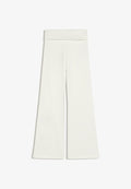Bershka FLARED PLUSH WITH PATCH - Tracksuit bottoms - beige
