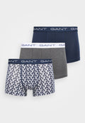 GANT MONOGRAM PRINT TRUNK 3 PACK