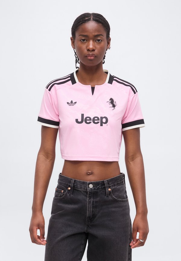 adidas Originals JUVENTUS 26/27 AWAY CROPPED - Football jersey - true pink/black