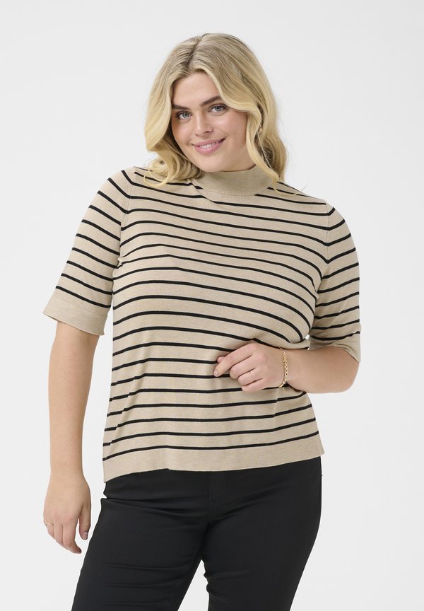 Kaffe Curve KCLIZZY STRIPED TURTLENECK
