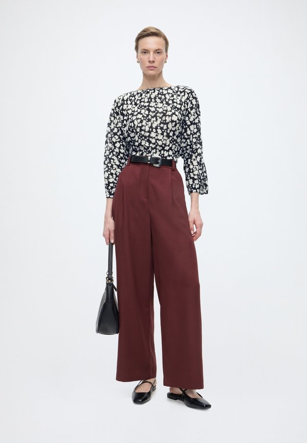 TOM TAILOR T-SHIRT CRINCLE BATWING ALLOVERPRINT