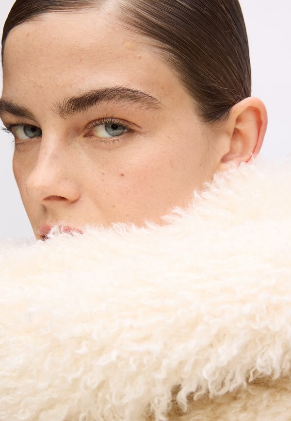 KARL LAGERFELD KARL STUDIO FAUX FUR COAT