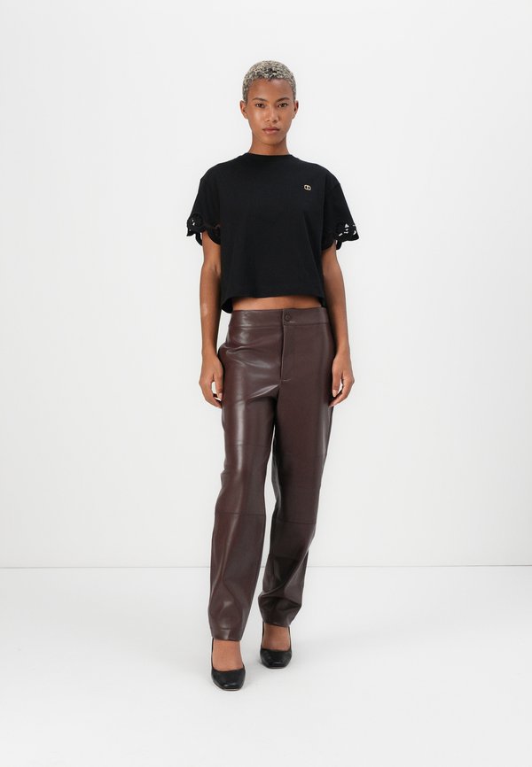 TWINSET COATED TROUSERS
