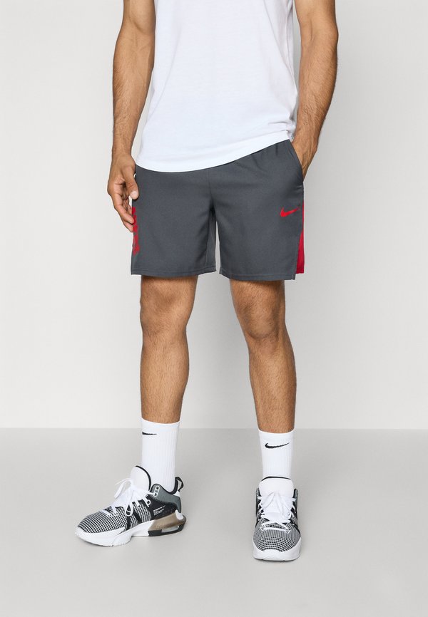 Nike Performance NFL SAN FRANCISCO 49ERS SHORT - Club wear - anthracite/gym red