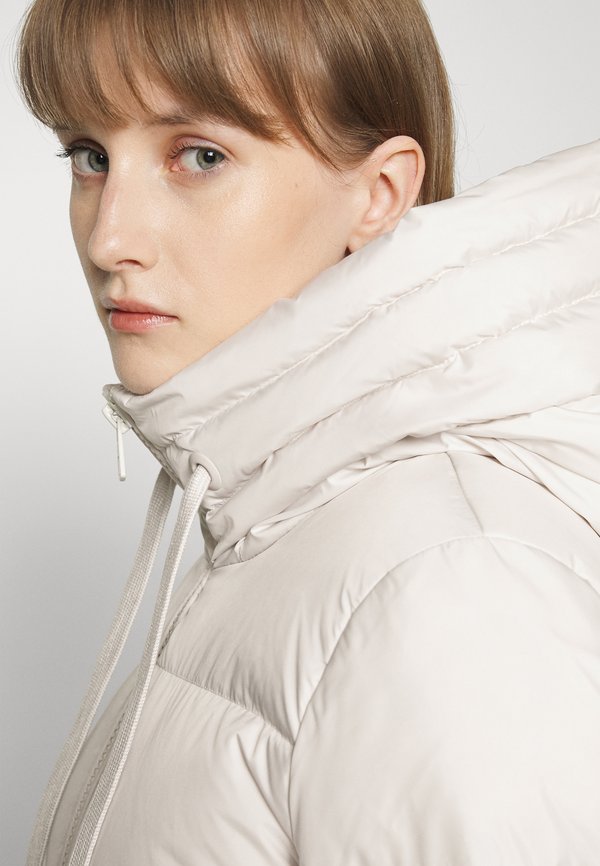 Marc O'Polo COAT LONG FIXED HOOD WITH DRAWSTRING LONG ZIPPER