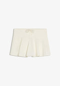 Bershka MINI WITH BOW AT THE WAIST - SKORT - A-line skirt - white