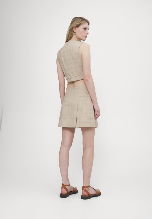 Claudie Pierlot JUPE TRAPÈZE CARREAUX