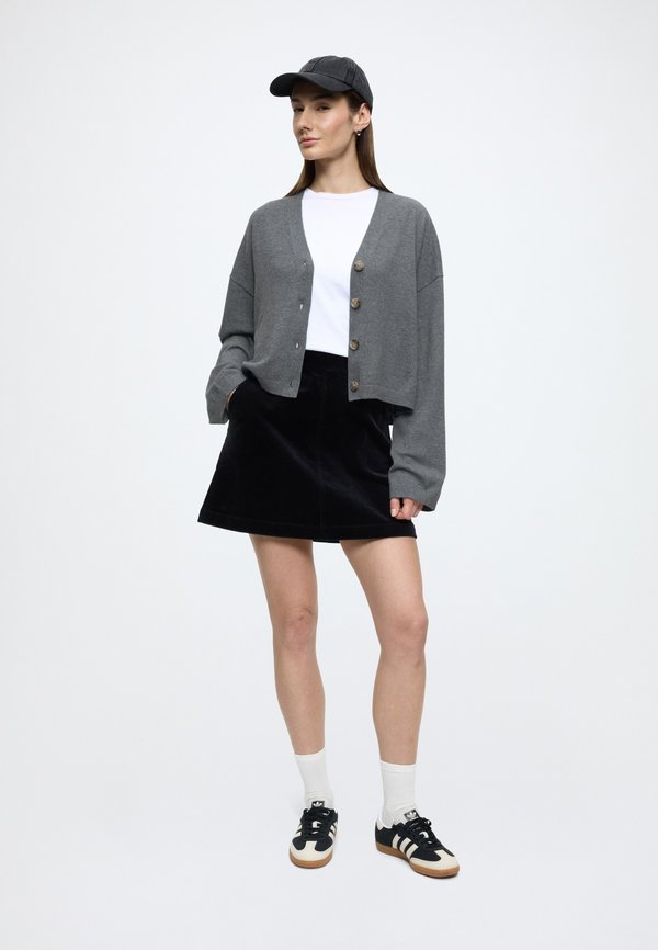Marc O'Polo DENIM KNIT CARDIGAN, LONGSLEEVE, V-NECK