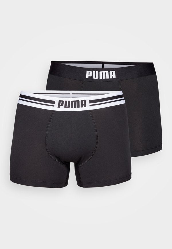 Puma MEN EVERYDAY PLACED LOGO 2 PACK - Trunks - black