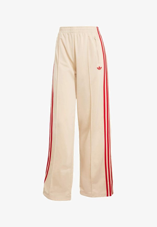 adidas Originals FIREBIRD LOOSE - Tracksuit bottoms - crystal linen   better scarlet
