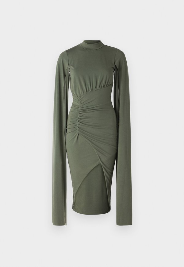 WAL G. DOHA OPEN SLEEVE SLINKY DRESS