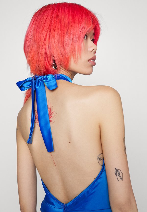 WAL G. DANI HALTER NECK MINI DRESS