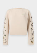 OFF-WHITE ARROW LEAVES TEE PUMICE
