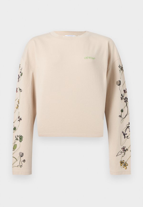 OFF-WHITE ARROW LEAVES TEE PUMICE