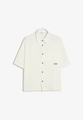 Bershka STRIPES BOXY - SHIRT - Shirt - white