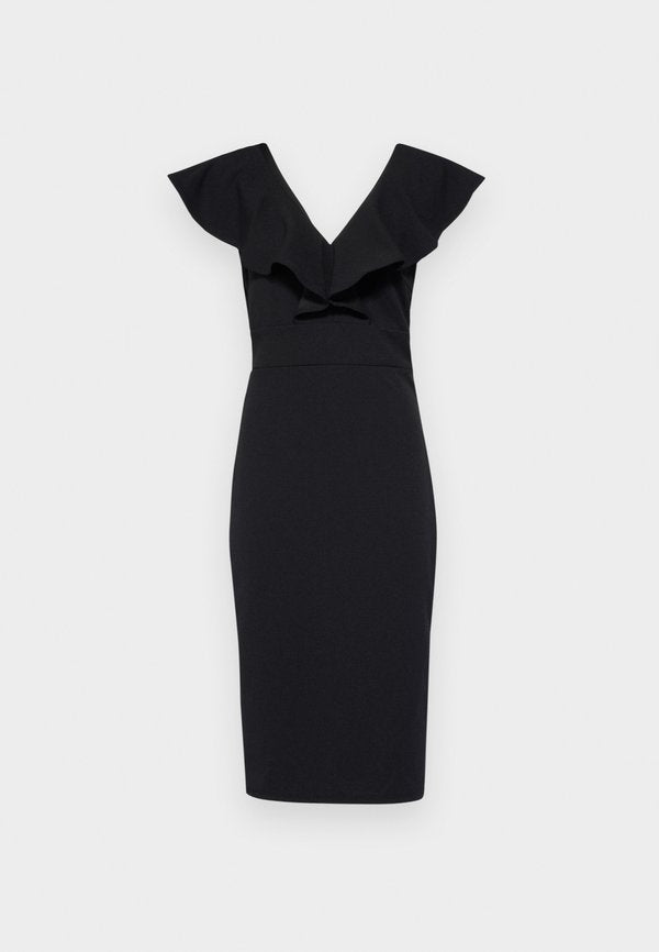 VILA VIROY V-NECK MIDI