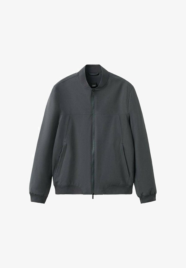 Mango Bomber Jacket - dark grey
