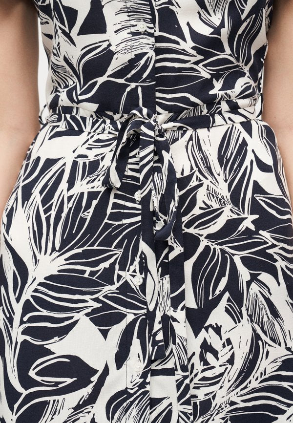 VILA VIPERRY V NECK MIDI DRESS