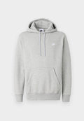 Nike Sportswear CLUB HOODIE - Hoodie - dark grey heather light smoke grey white